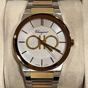 Salvatore Ferragamo Men's 41mm Sapphire Chrono Bracelet Watch